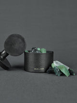 MAD et LEN | Pot Pourri Mineral Totem | Grüne Smaragd- & Aventurinkristalle | Shop Online | BADINFORM