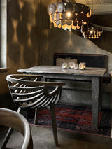 Zambia Chair von Hoffz Interior aus Teakholz, hochwertiger Esszimmerstuhl aus Holz, Badinform, Bform