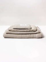 Shinto Towel, Japanisches 2.5-Ply Gauze Handtuch, Beige, erhältlich in 3 Größen bei BADINFORM, extrem saugfähig und weich